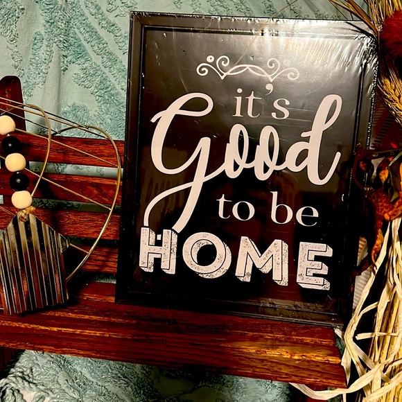 Farmhouse kitchen picture it’s good to be home Wall and Tabletop Deco in frame - Picture 1 of 4